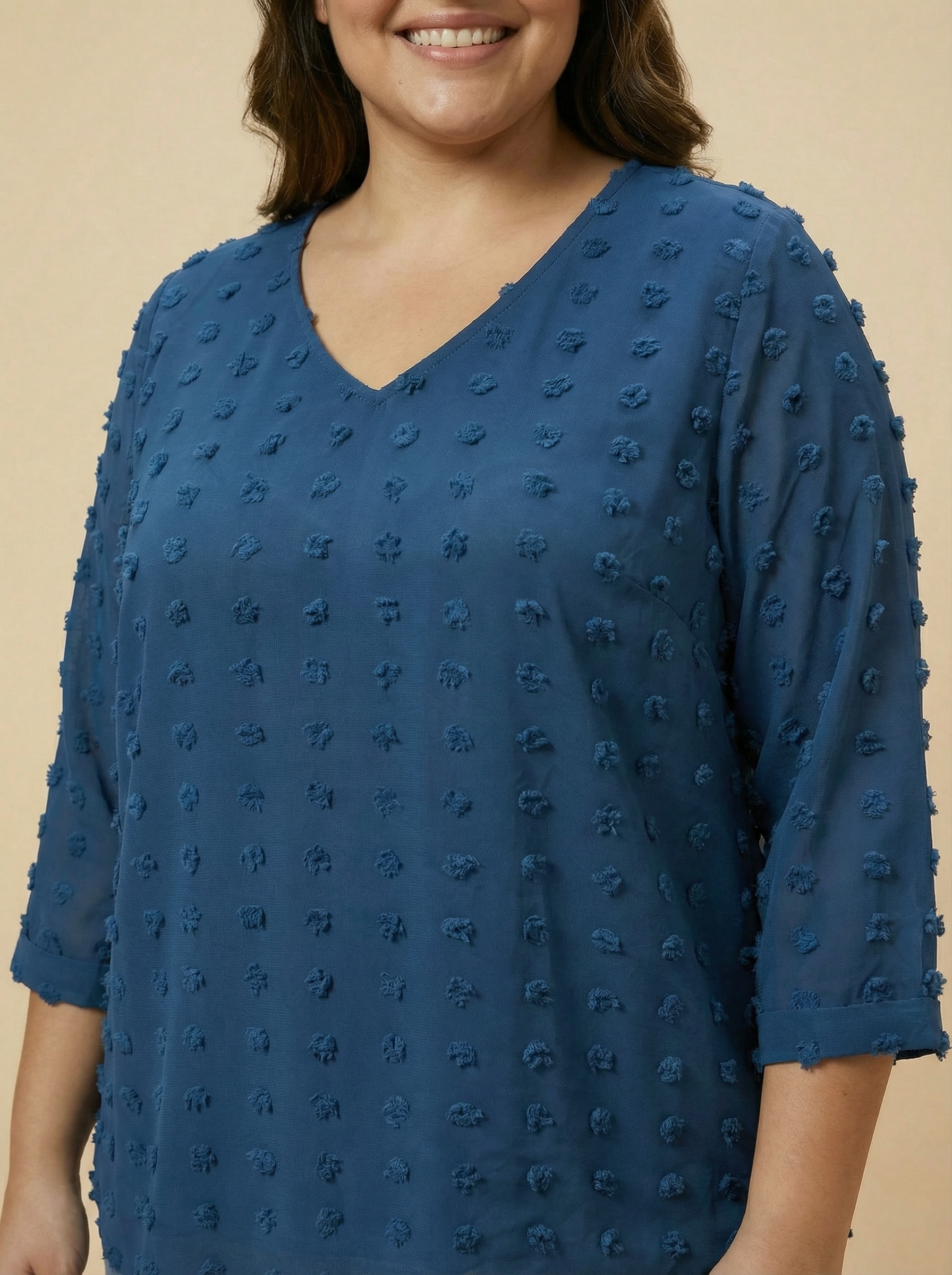 Teal Dobby Top