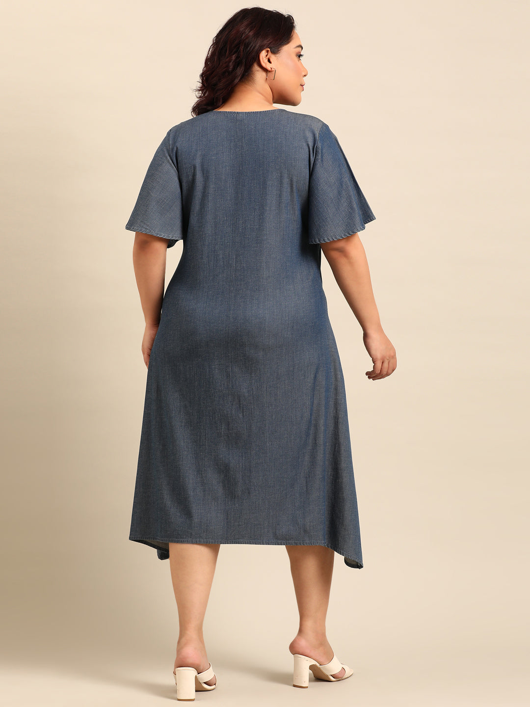 Tencel A-Line Maxi Dress