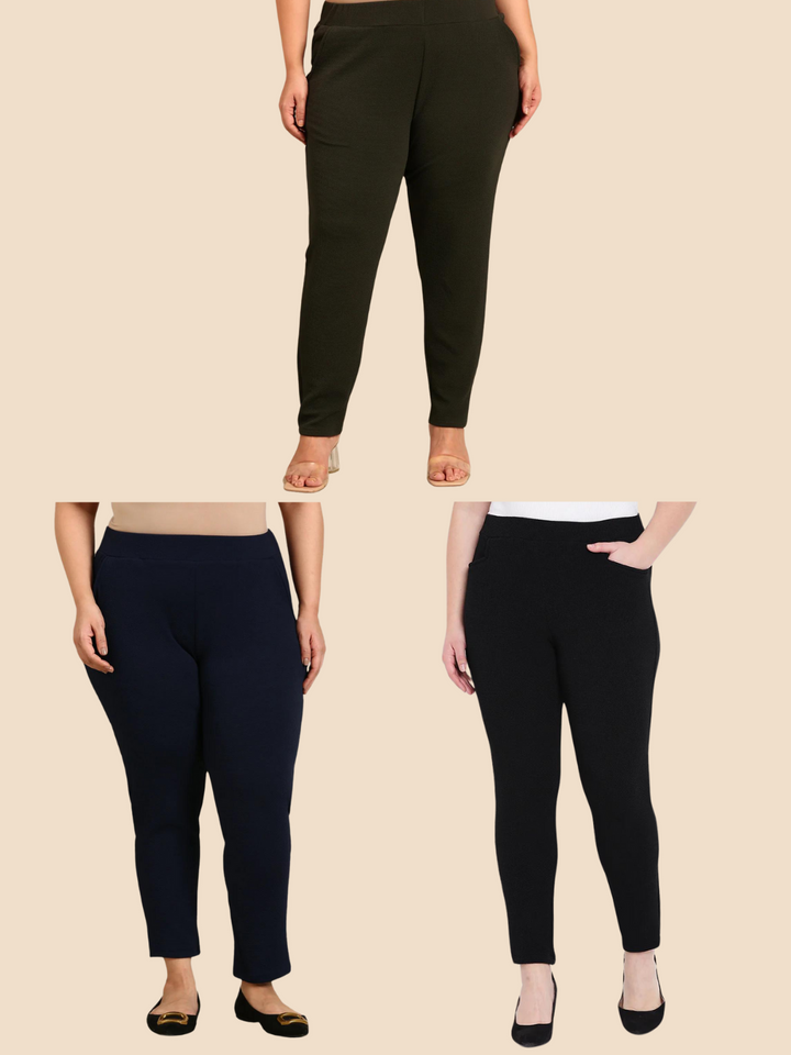 Trousers Combo- Pack of 3