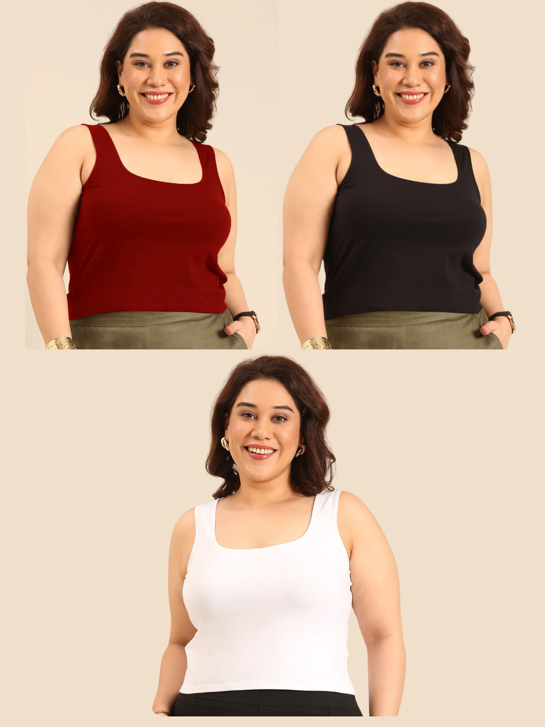 Crop Top Combo- Pack of 3