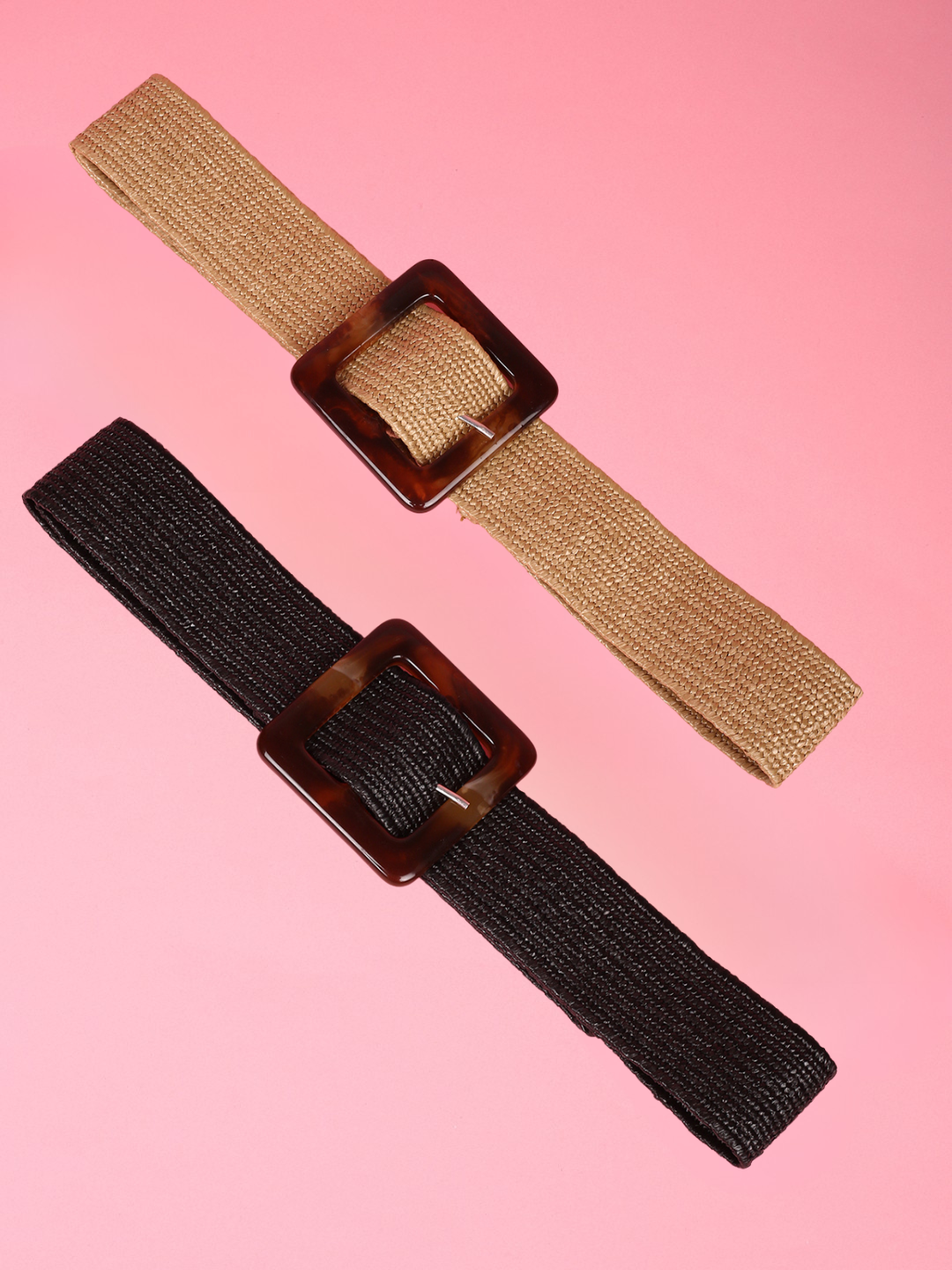 Canvas Belt Combo-Pack of 2