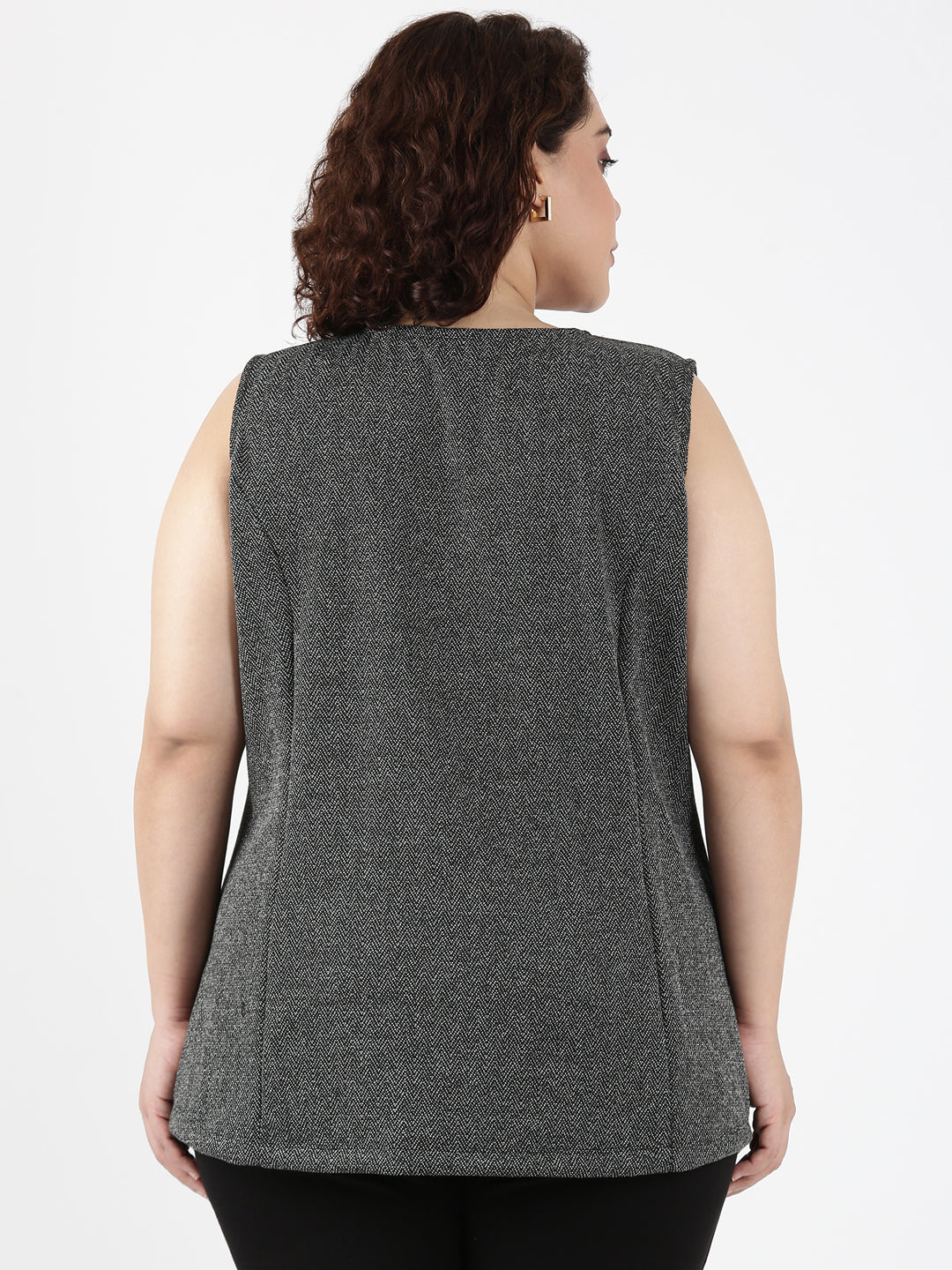 Grey Knitted Waistcoat