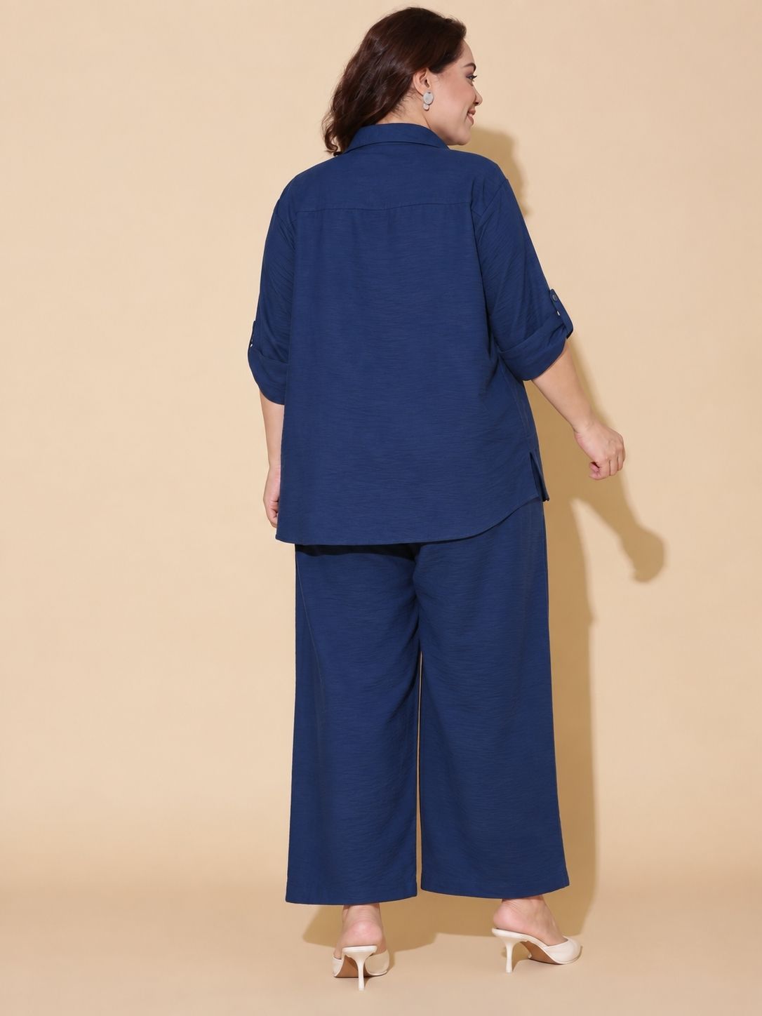 Navy Blue Relaxed Co-Ord Set