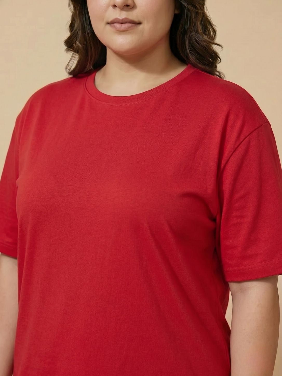 Red Oversized T-Shirt