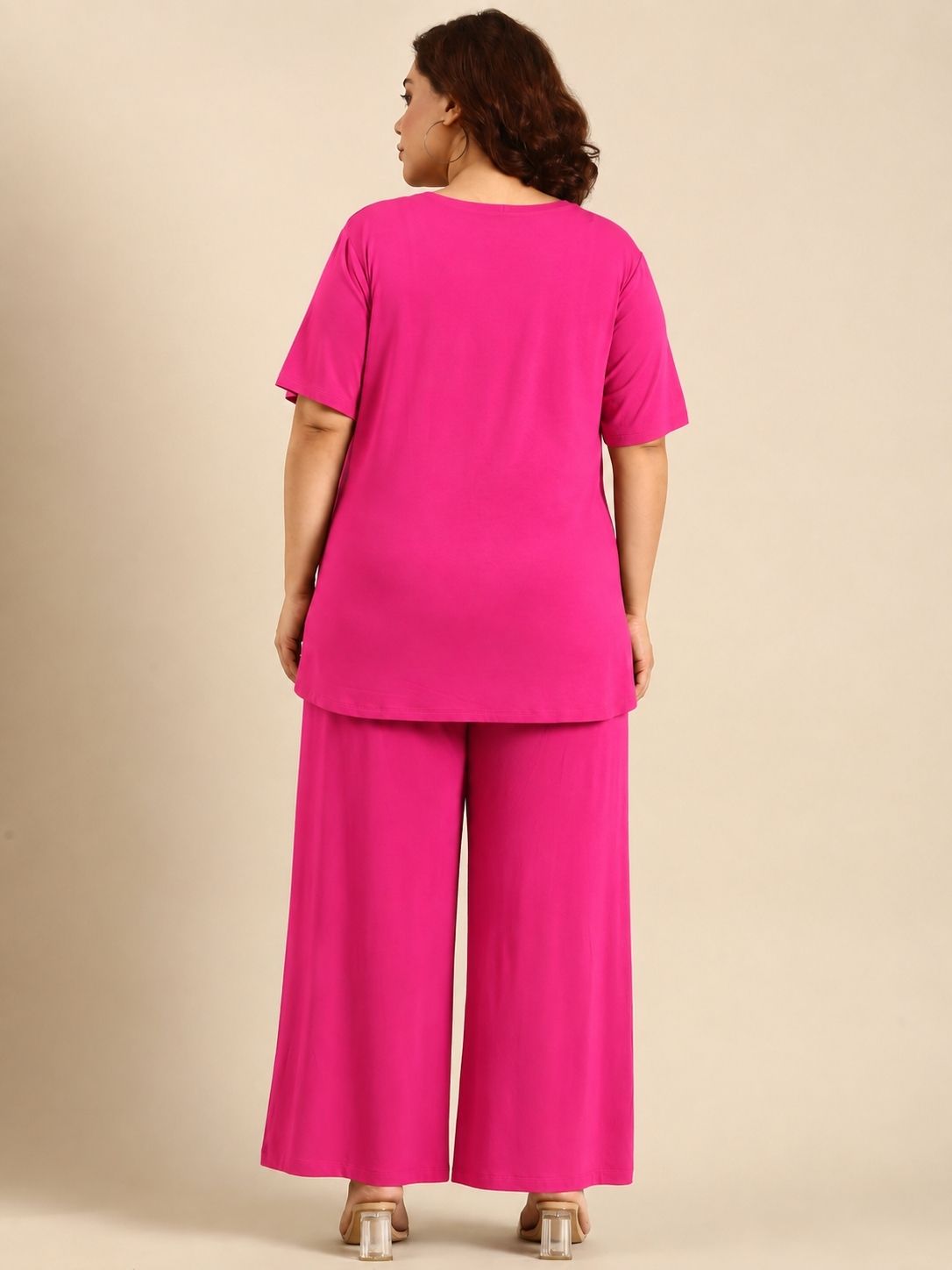 Pink Relaxed Co-ord Set (2 Piece)