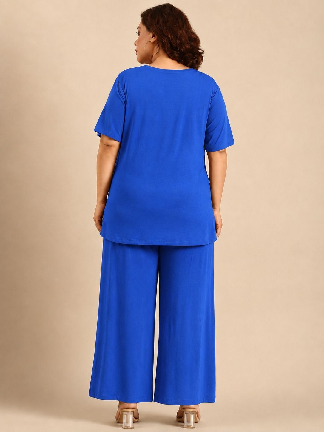 Blue Relaxed Co-ord Set (2 Piece)