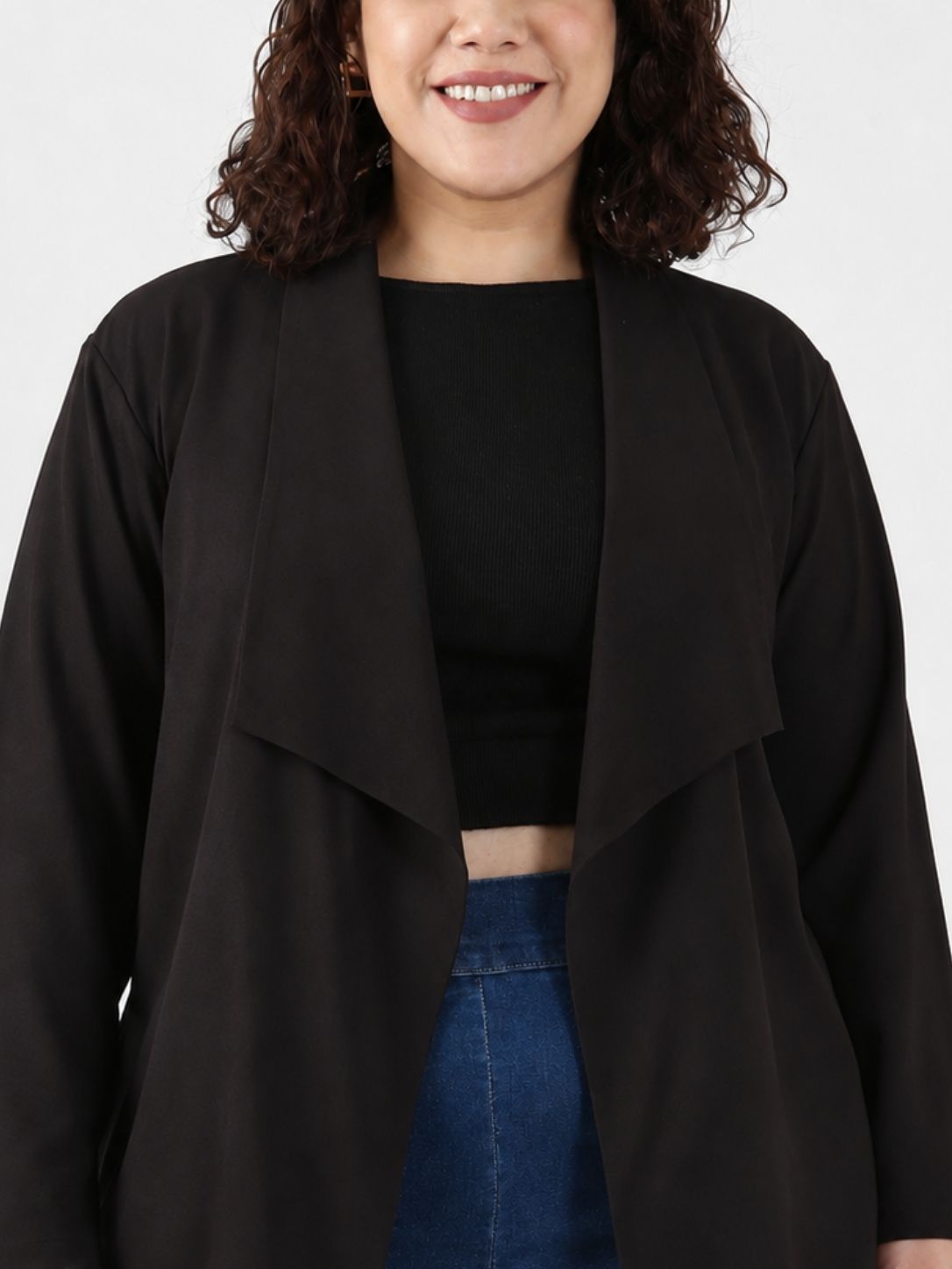 Black Waterfall Jacket