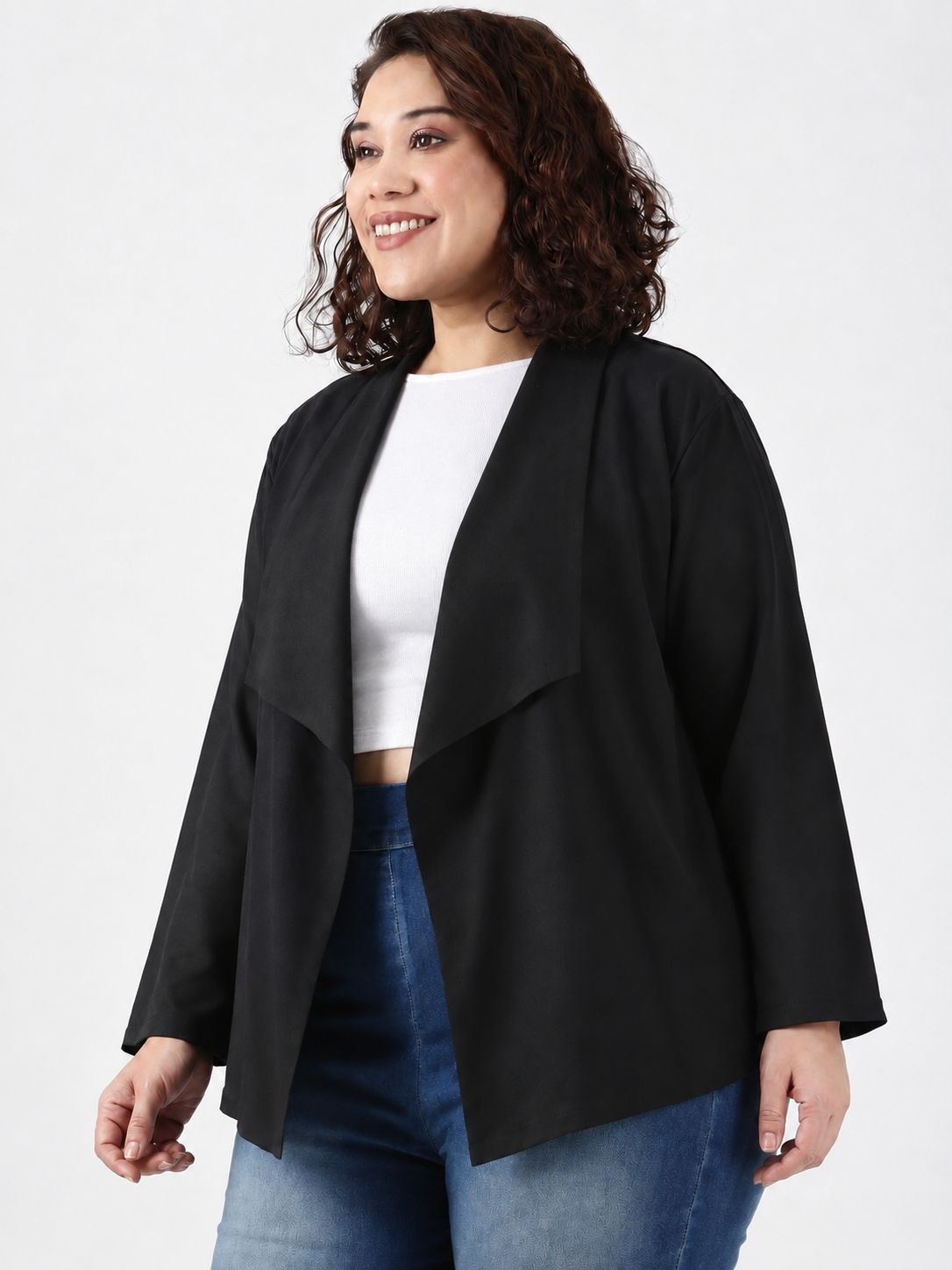 Black Waterfall Jacket