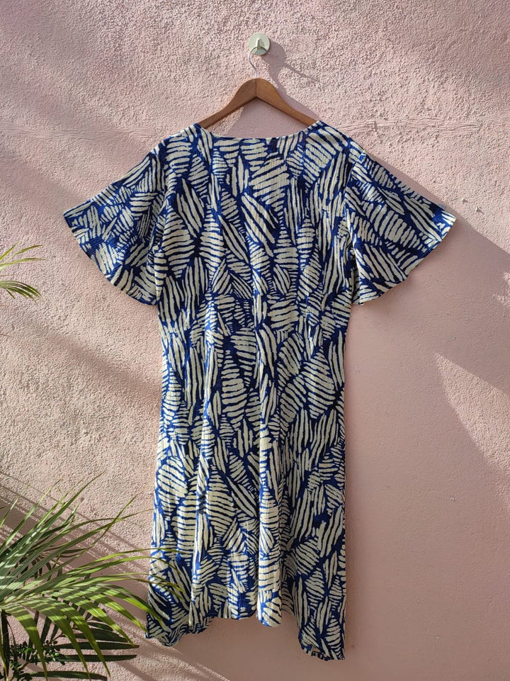 Printed A-line Dress