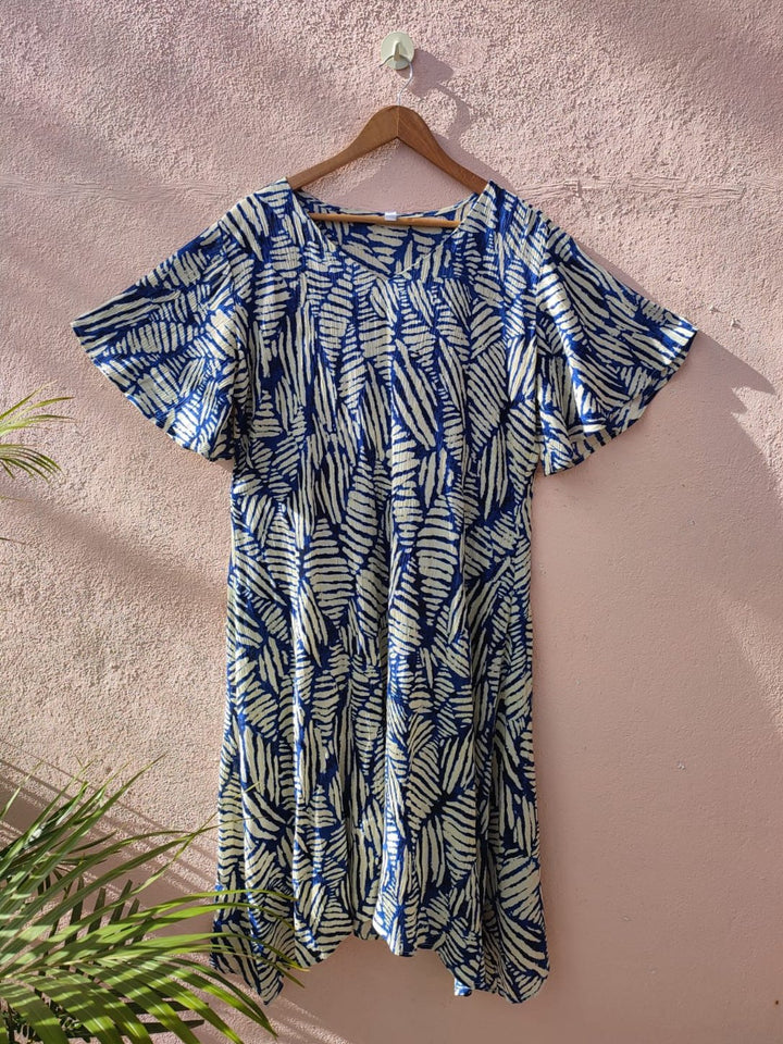 Printed A-line Dress