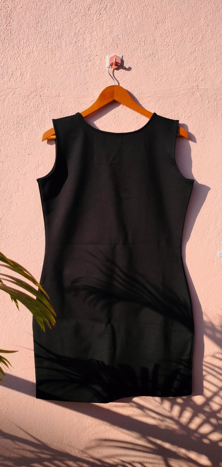 Black Ponte Bodycon Dress