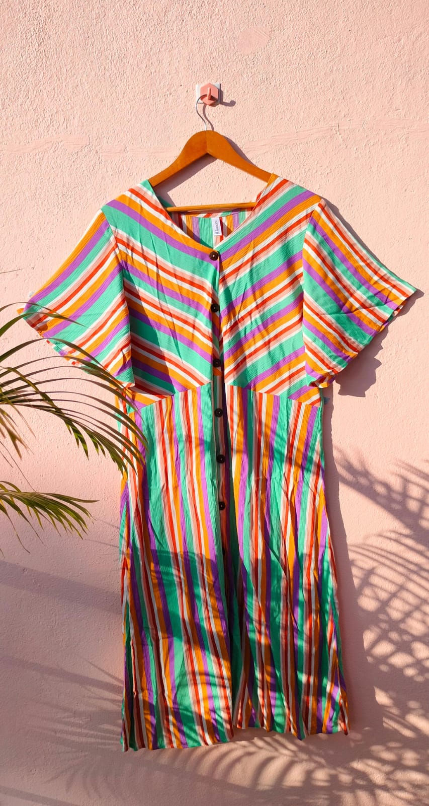 Multicolor Striped Dress