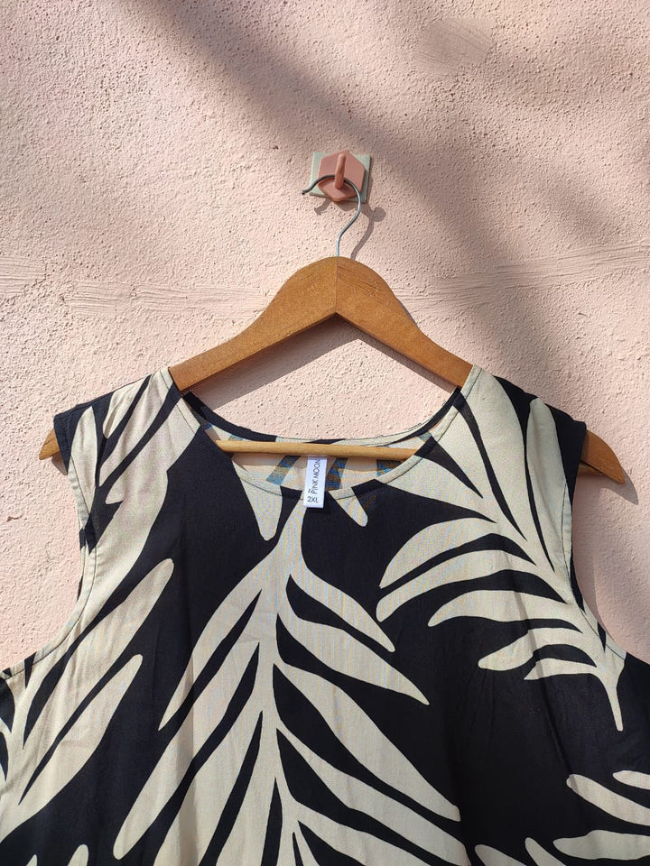 Printed Sleeveless Top