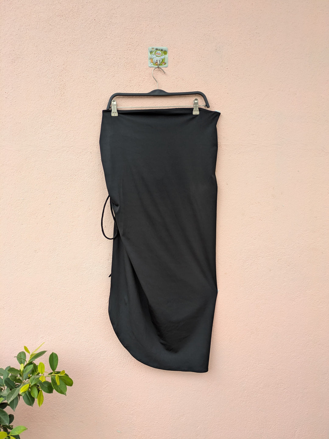 Black Magic Ruched Bodycon Skirt