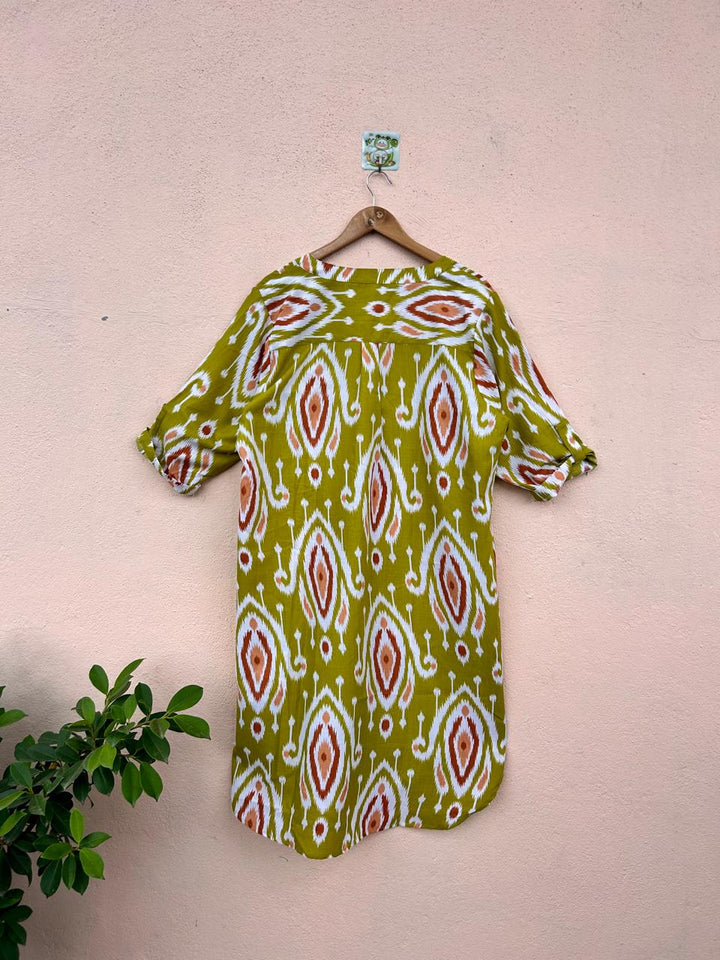 Olive Ikat Breeze Co-ord Set
