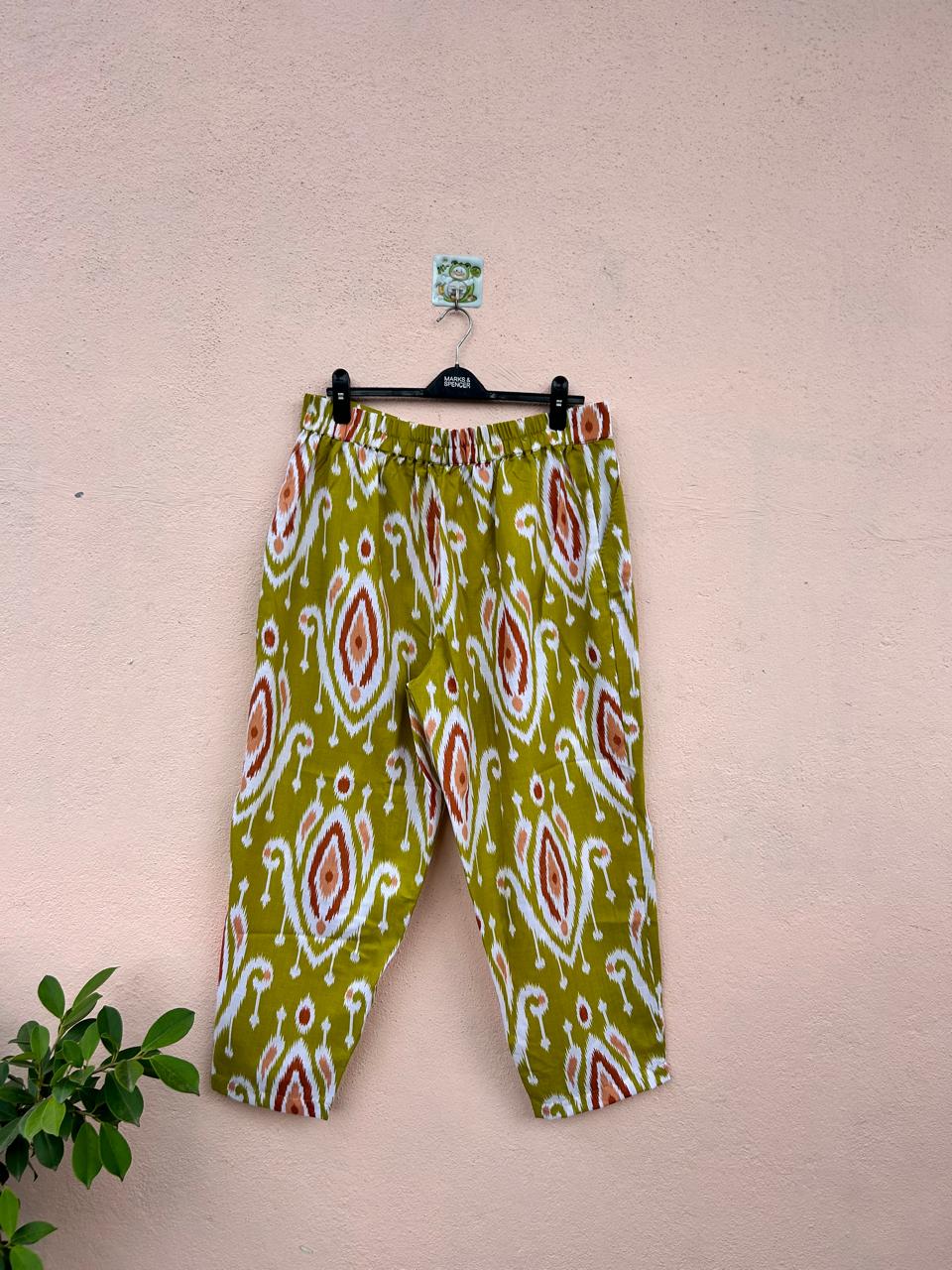 Olive Ikat Breeze Co-ord Set