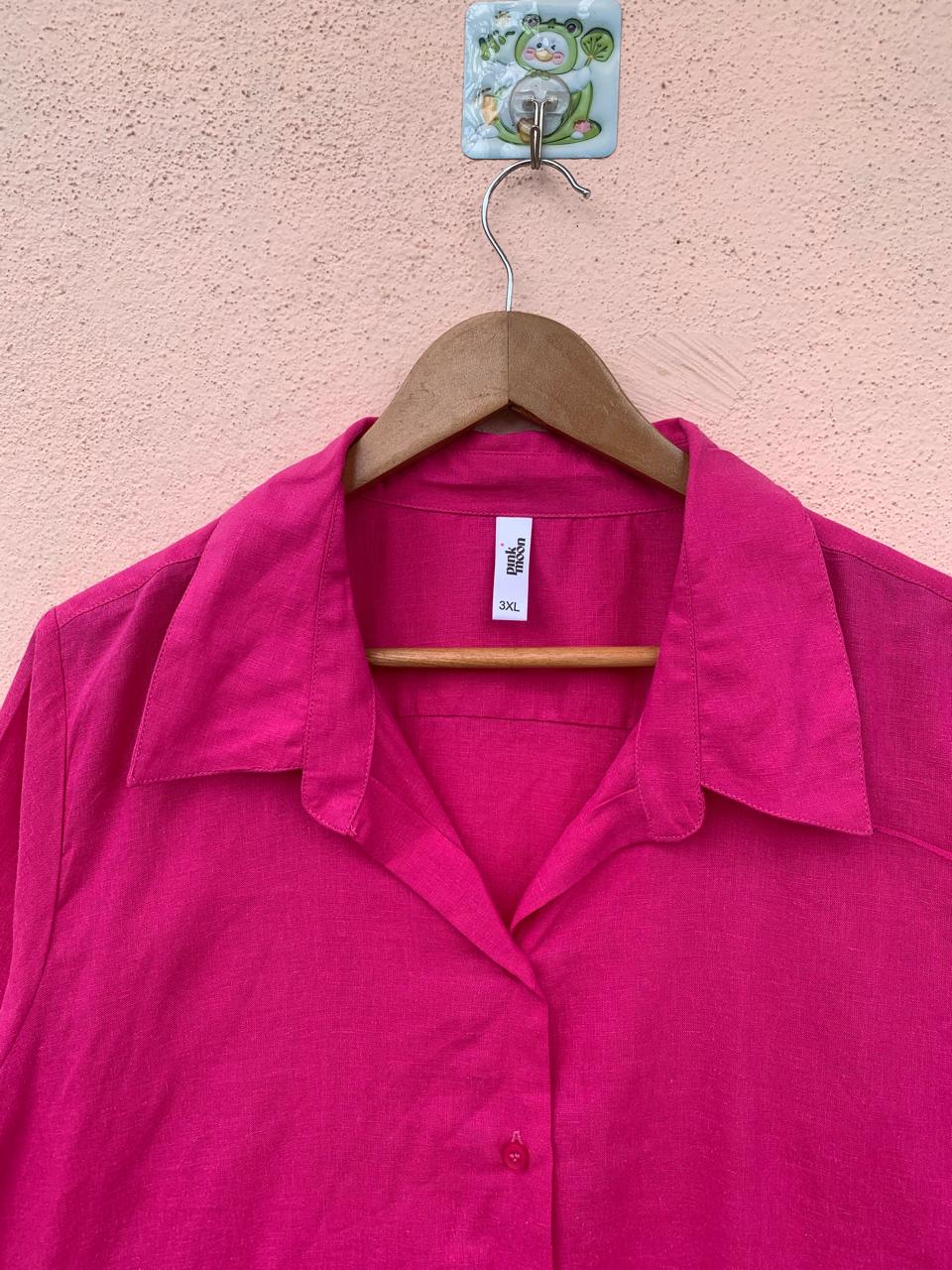 Pink Elegance Button-Down Shirt