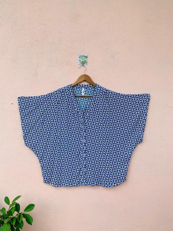Blue Sky Printed Top