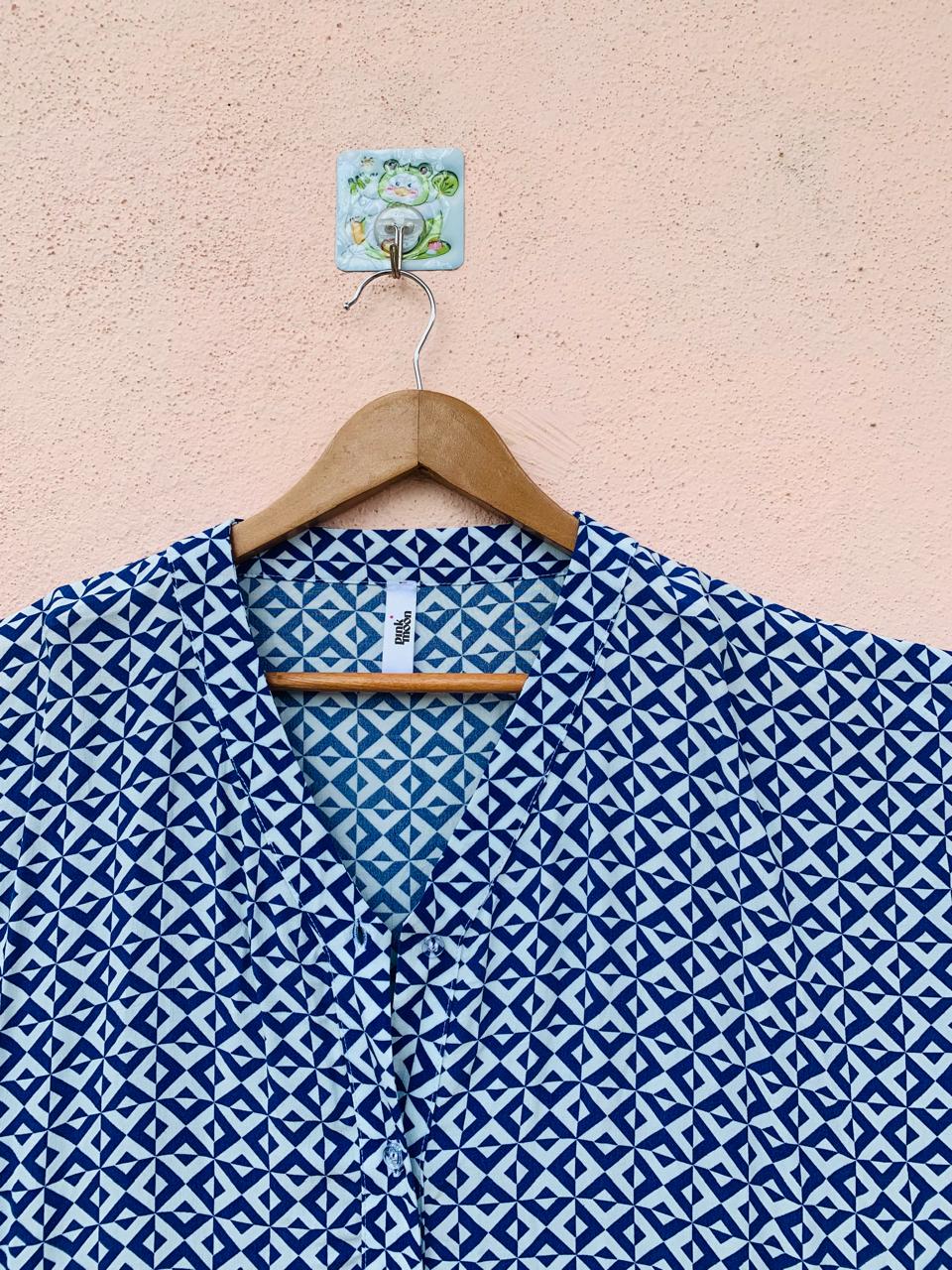 Blue Sky Printed Top