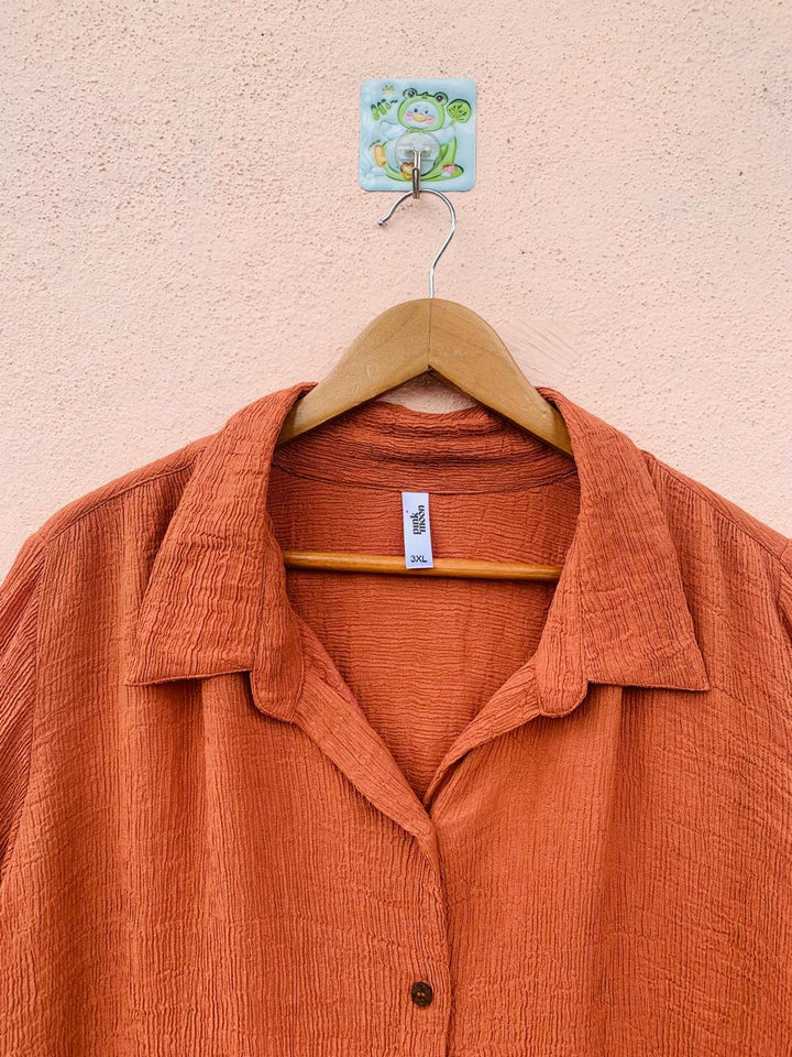Rust Collar Shirt