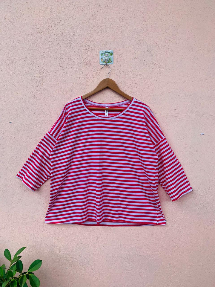 Blush Stripes Top