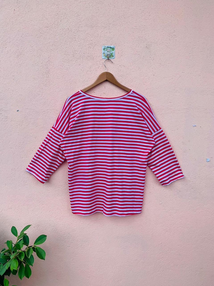Blush Stripes Top