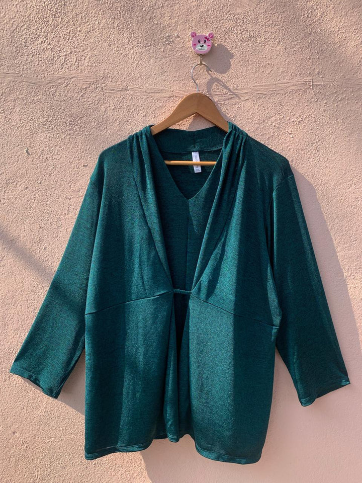 Green Shimmer Top