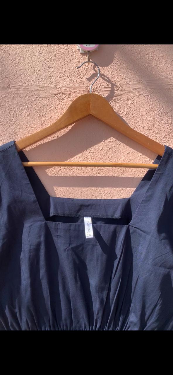 Navy Midi Dress