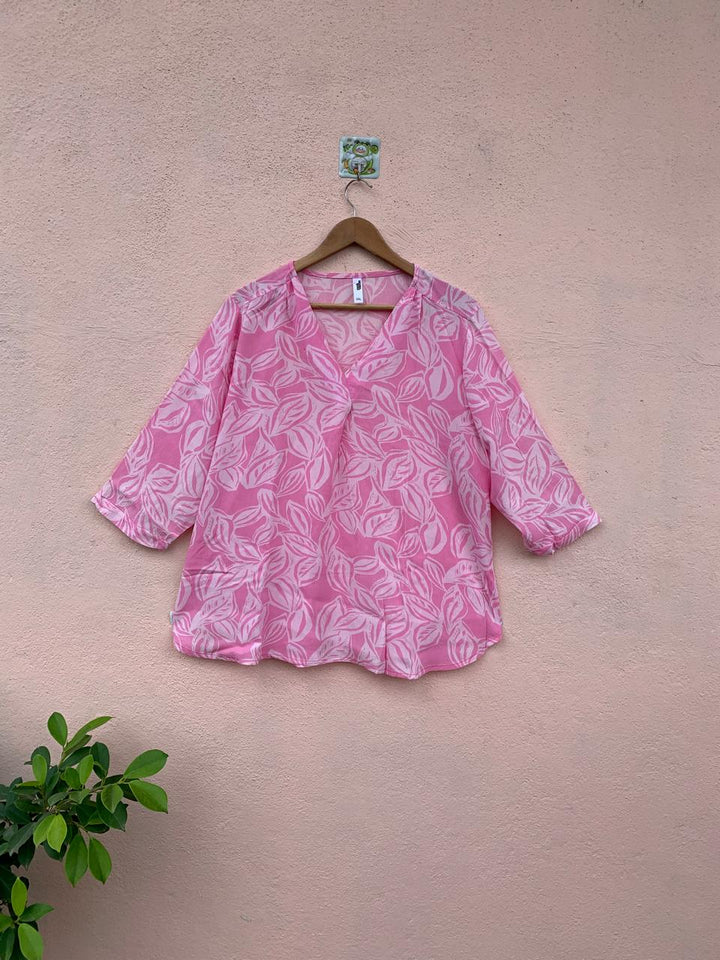 Baby Pink Printed Top