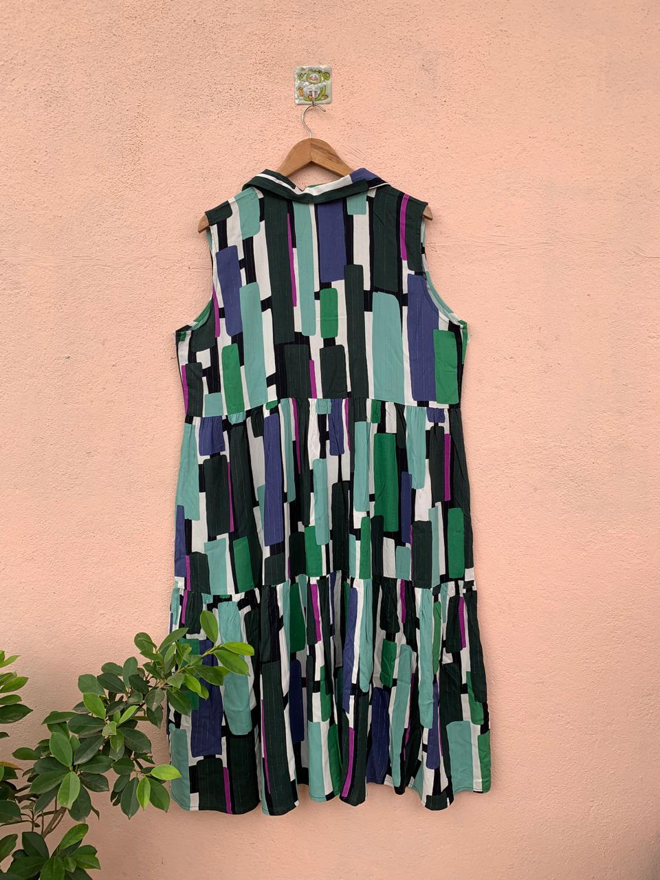 Printed Sleeveless Dress
