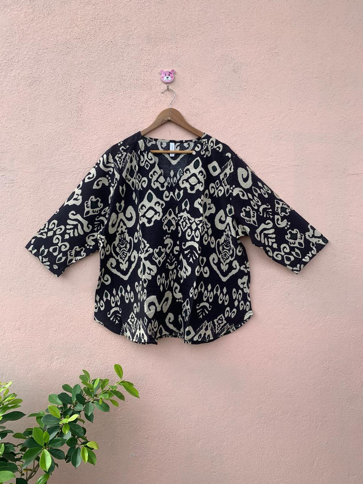 Temple Printed Top