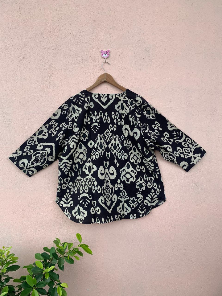 Temple Printed Top