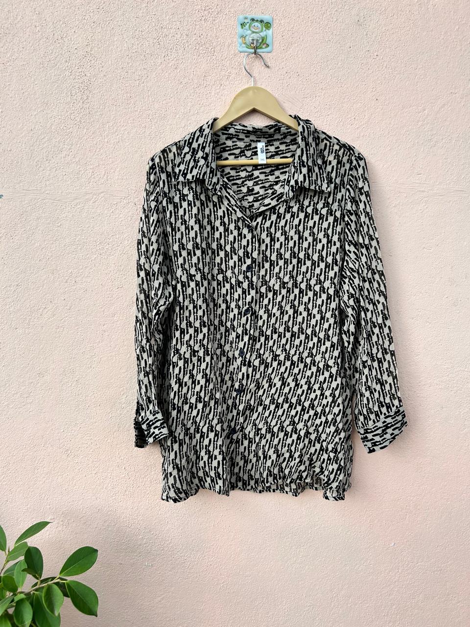 Printed Collared Shirt