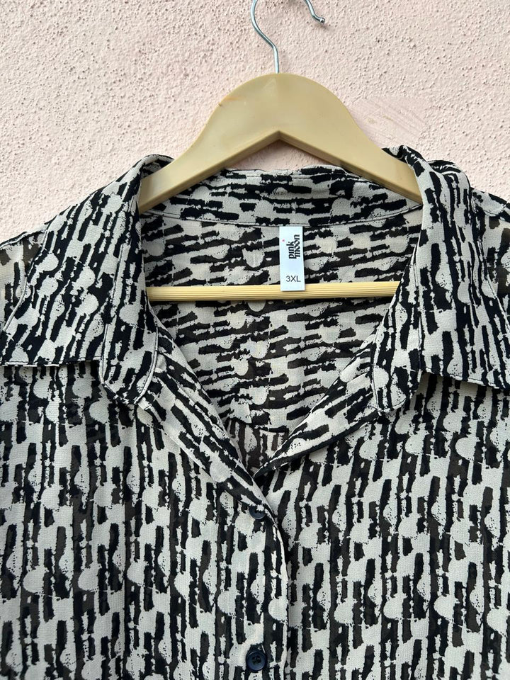 Printed Collared Shirt