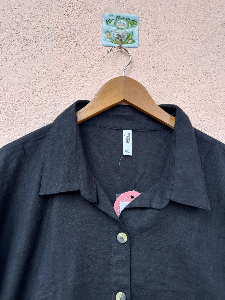 Black Collared Shirt