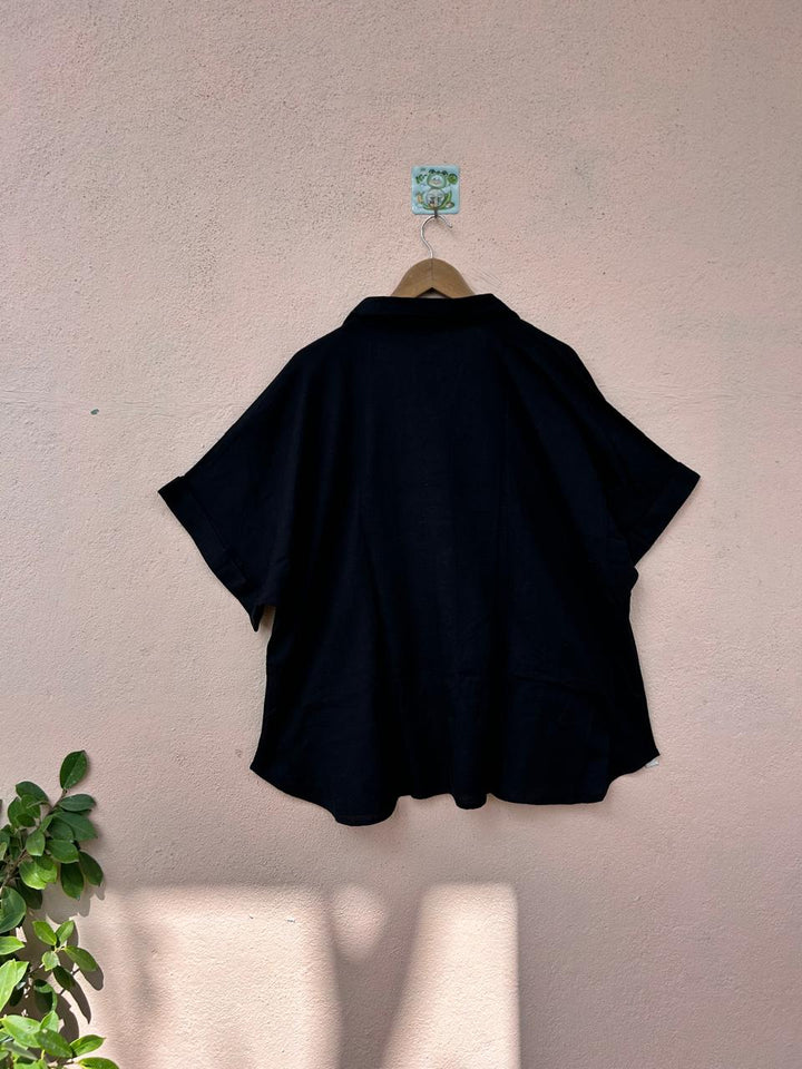 Black Collared Shirt