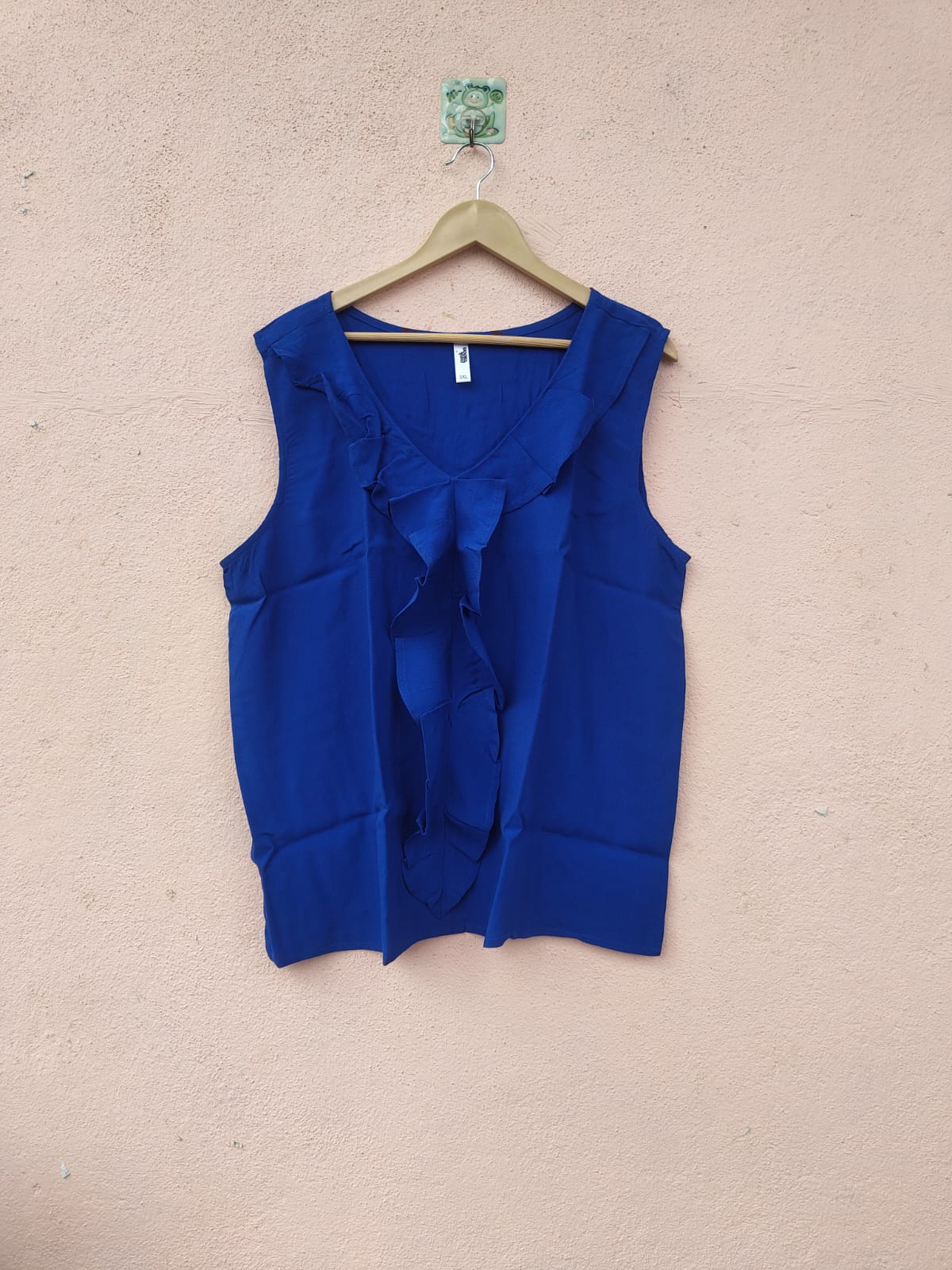 Solid Cobalt Sleeveless Top