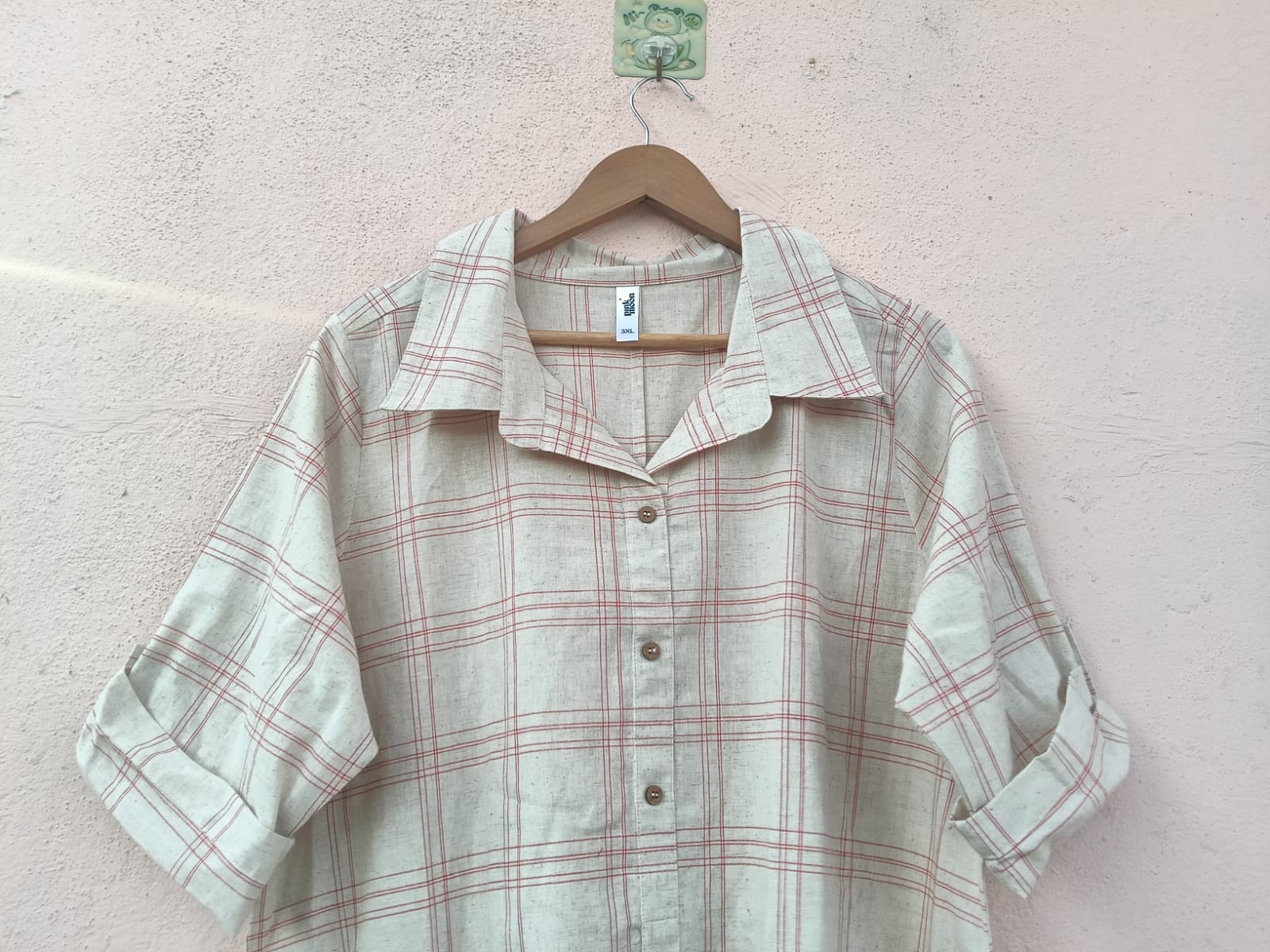 Cotton Checks A-Line Dress