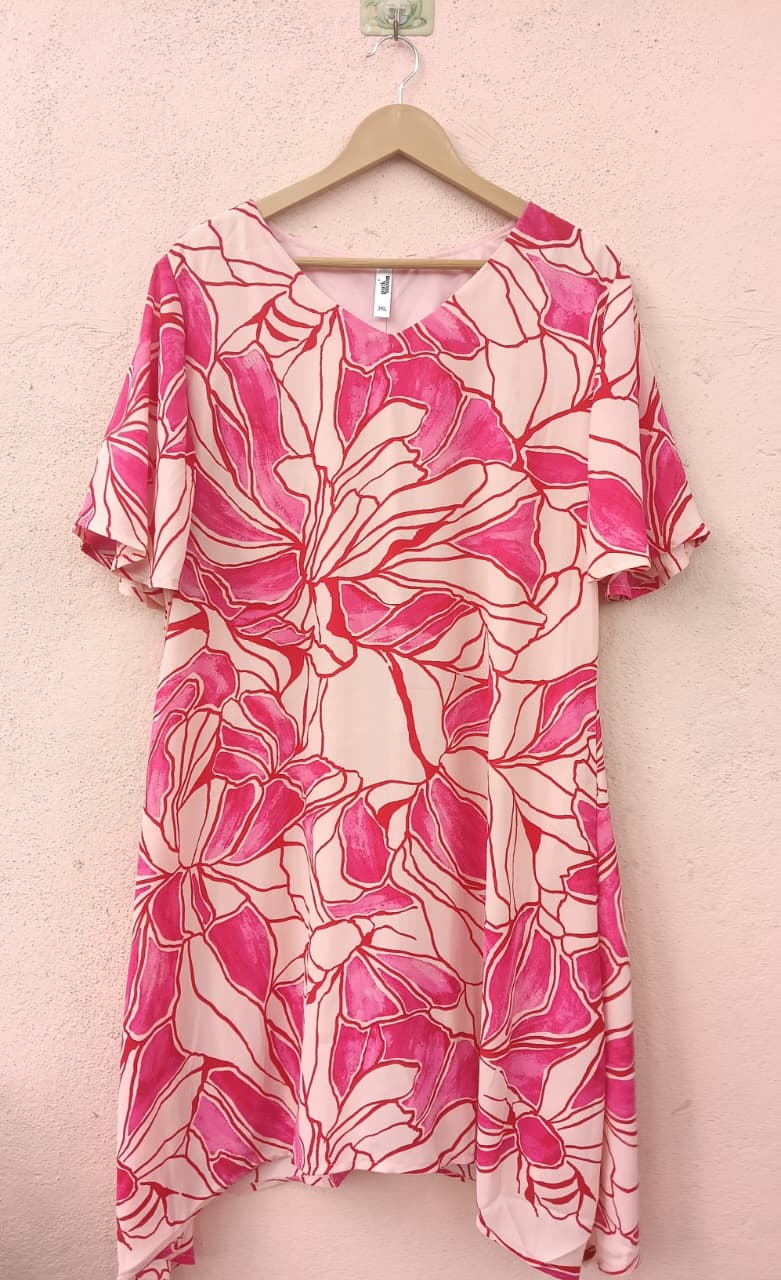 Pink Floral Dress