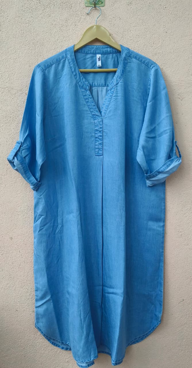 Light Blue Denim Dress