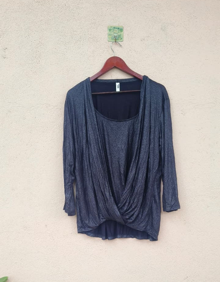 Black Overlay Top