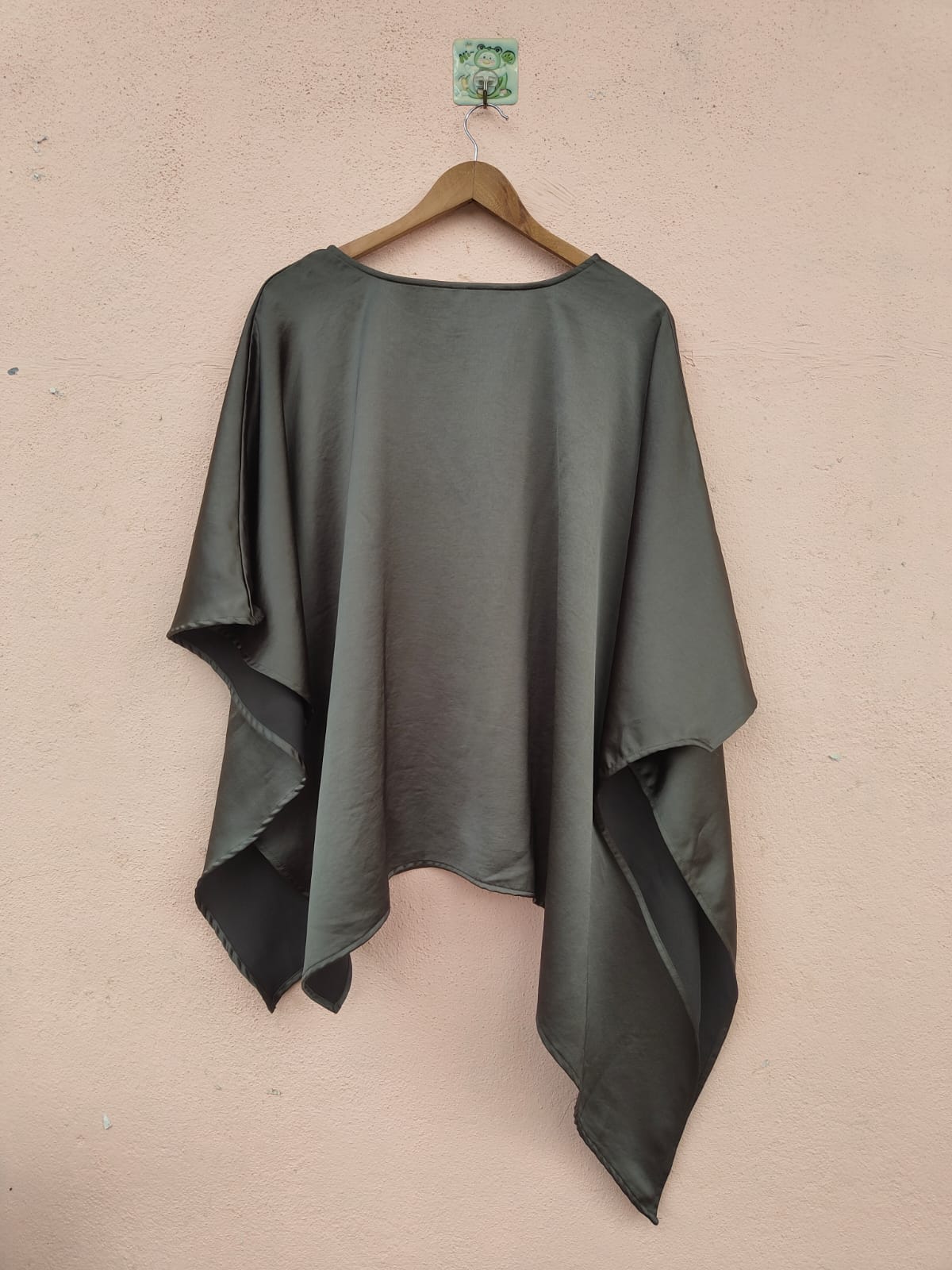 Olive Solid Kaftan Top