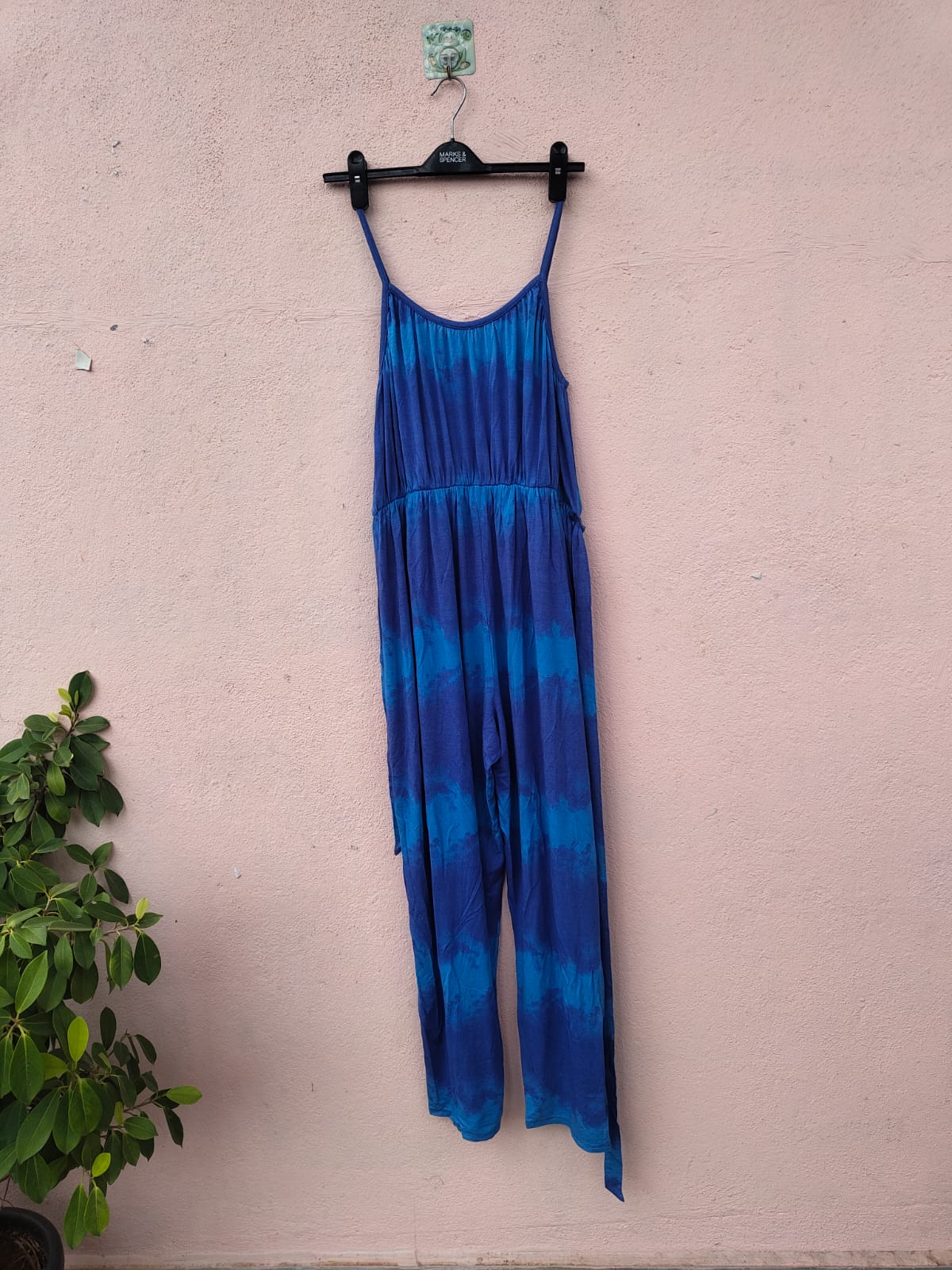 Blue Strap Jumpsuit