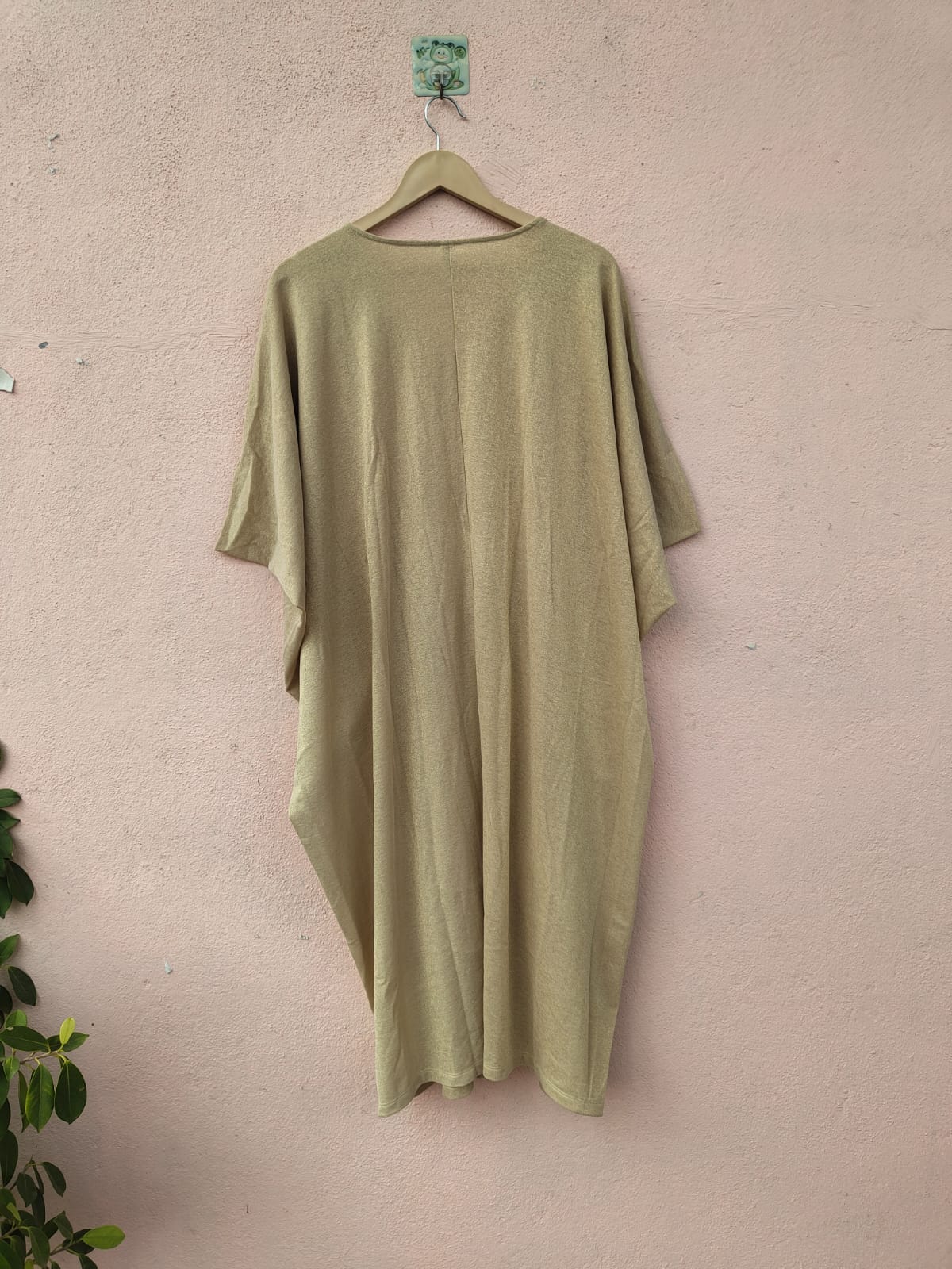 Beige Kaftan Dress