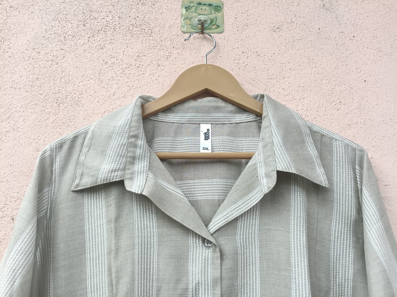 Grey Striped Shirt