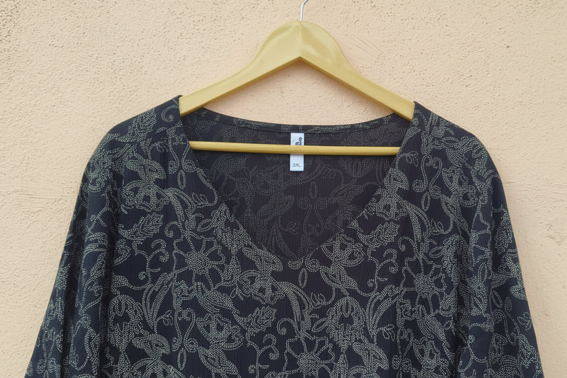 Black Printed Dress