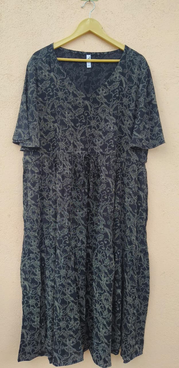 Black Printed Dress