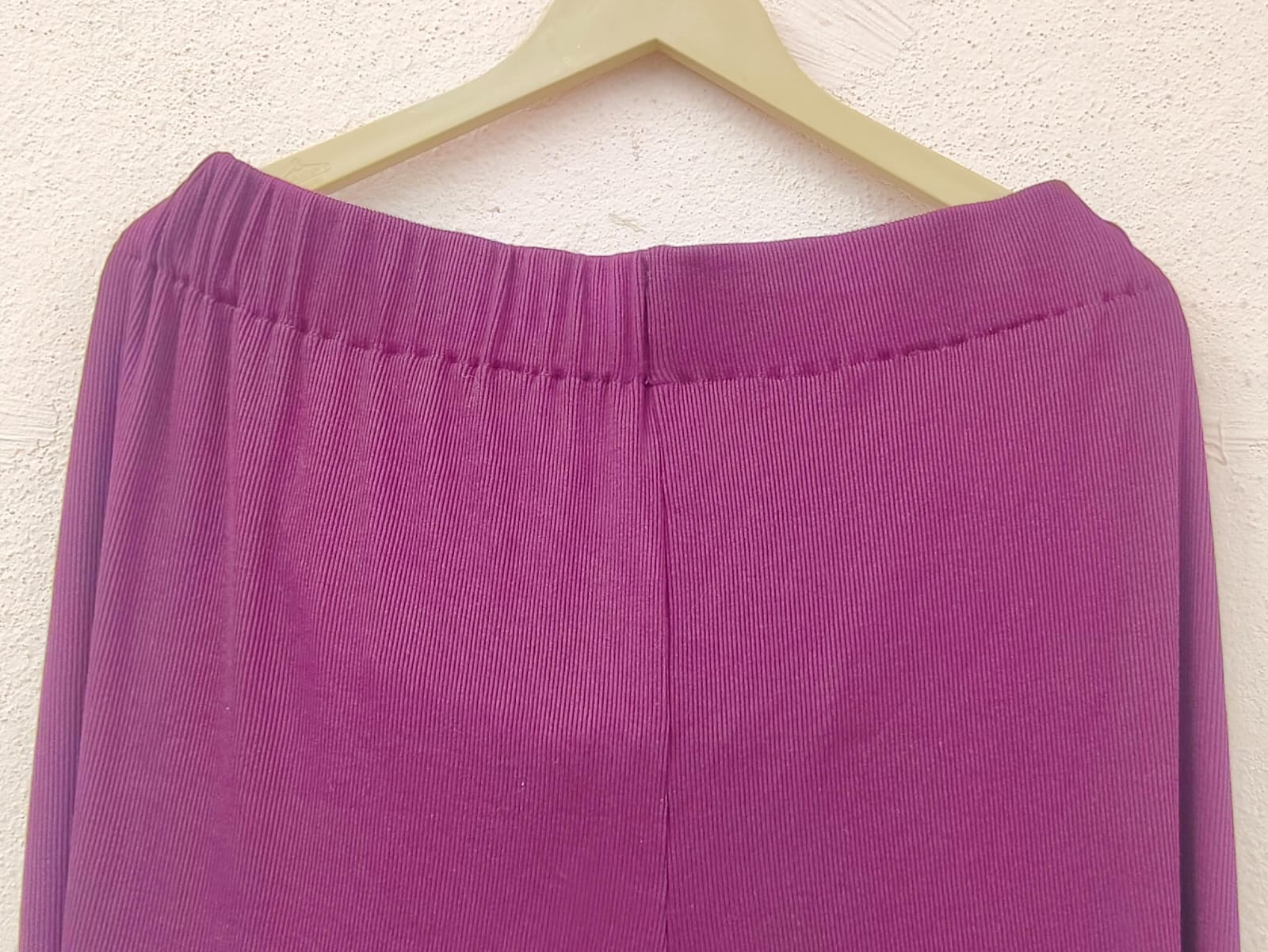 Wine Purple Relaxed Fit Palazzo