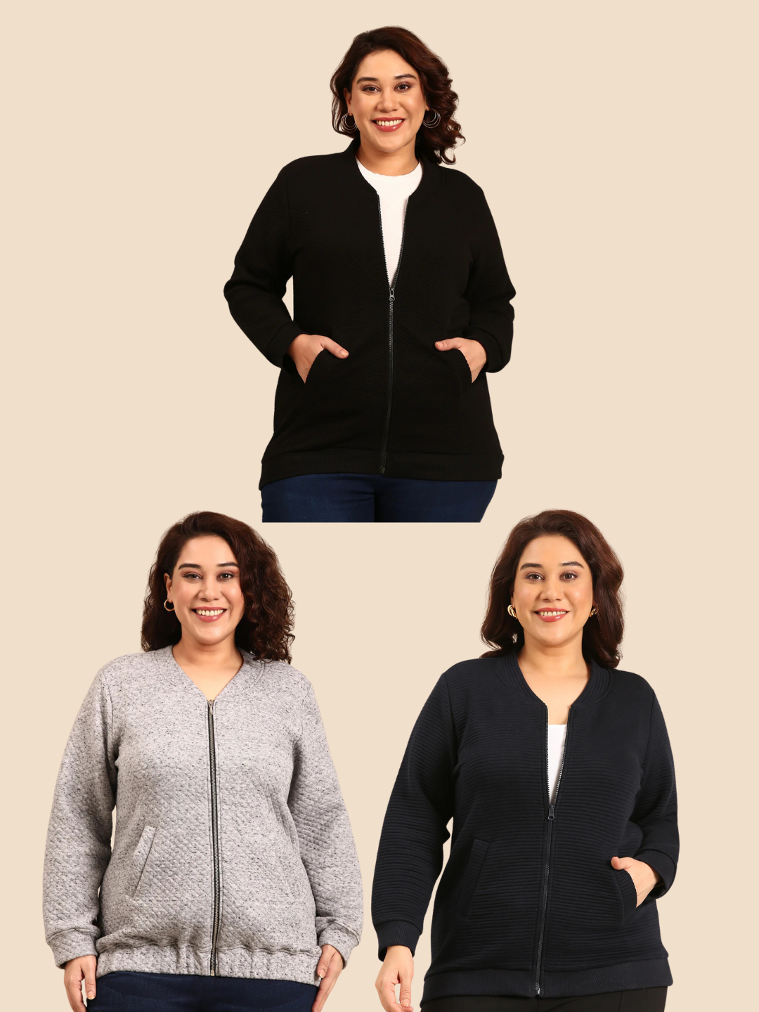 Winter Jacket Combo-Pack of 3