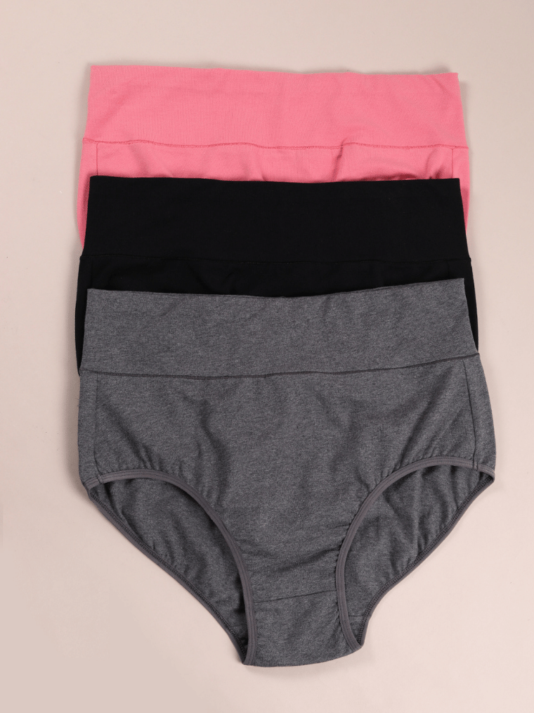 Women’s Plus-Size Underwear Combo (Pack of 3)